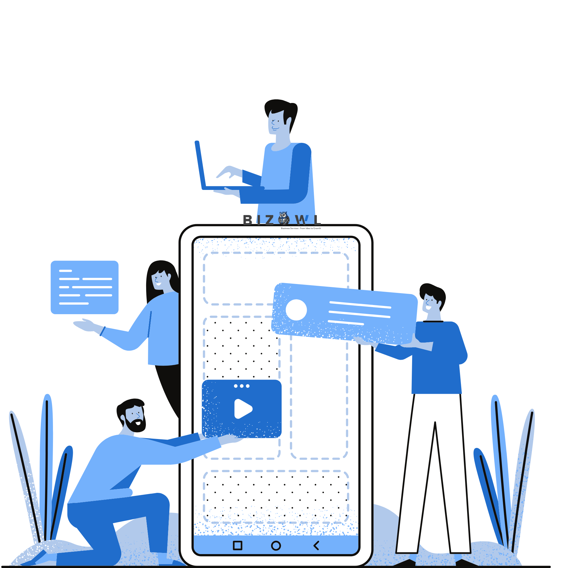 App Development Illustration